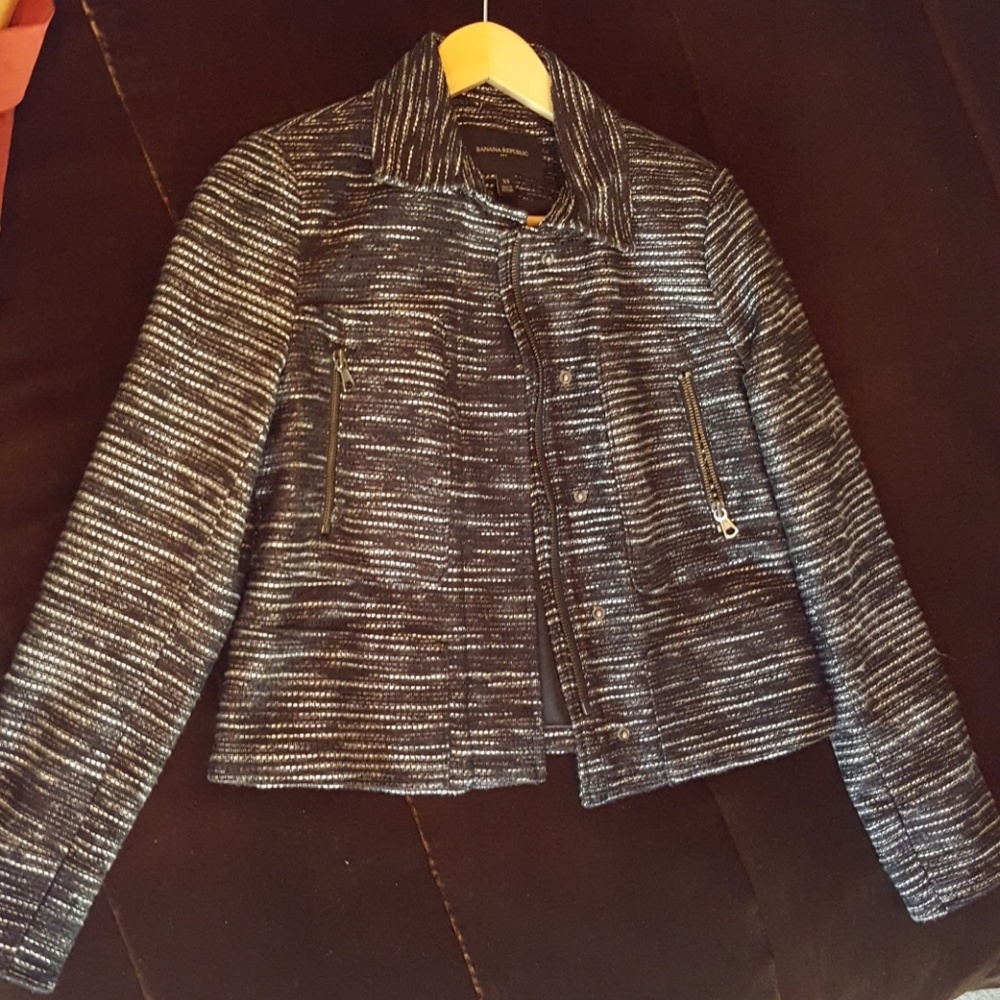 Banana Republic Blazer with zipper detail