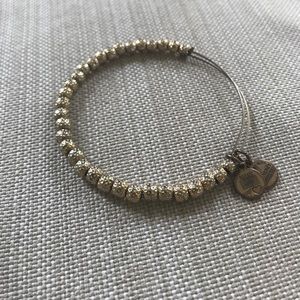 Alex & Ani gold beaded bracelet