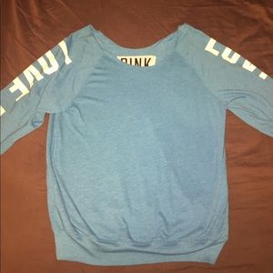 Off the Shoulder VS PINK shirt