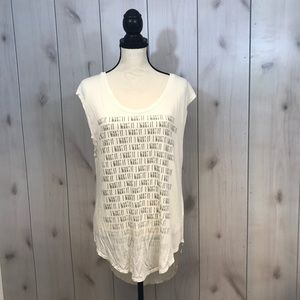 NWT Haute Hippie I Want It Split Back Tank Top M