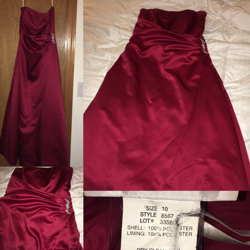 Strapless Formal Gown