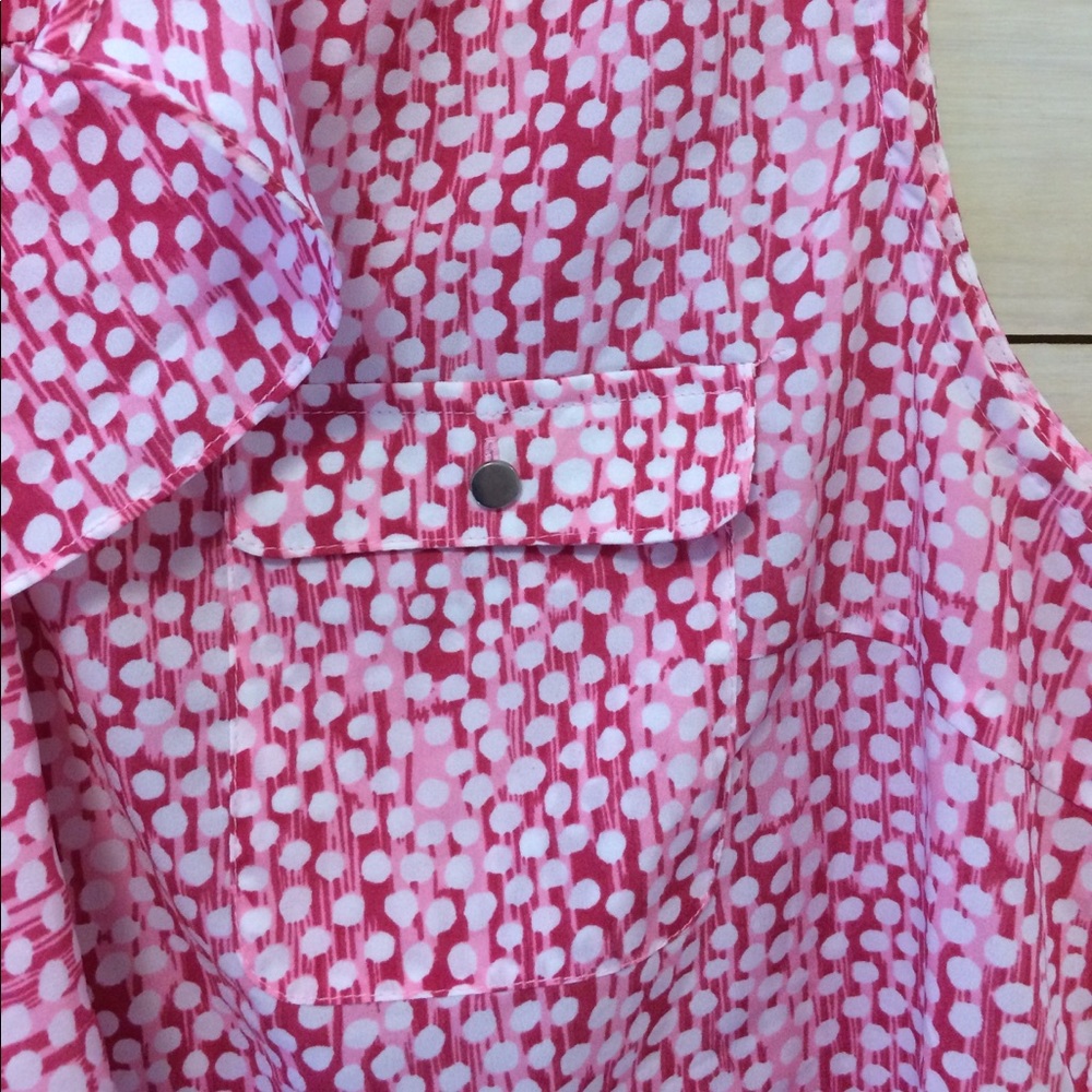 Pink ruffle blouse! - Picture 3 of 4