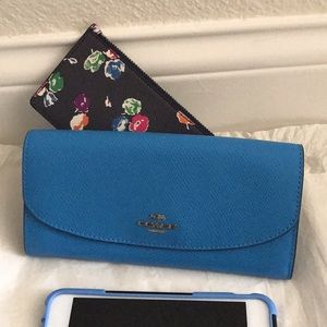 Coach Wildflower Pop Slim Envelope Wallet F53771