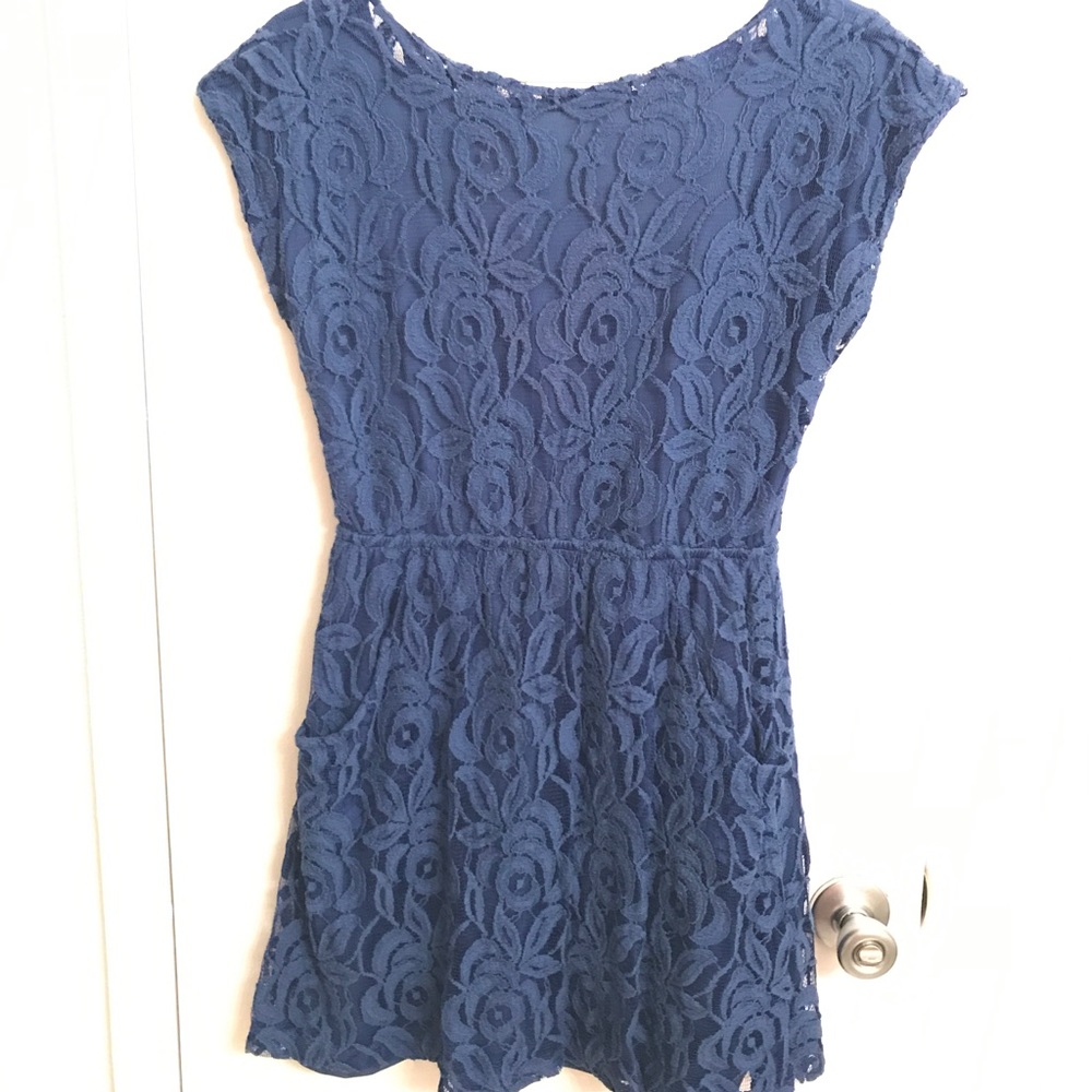 Blue Lace Dress