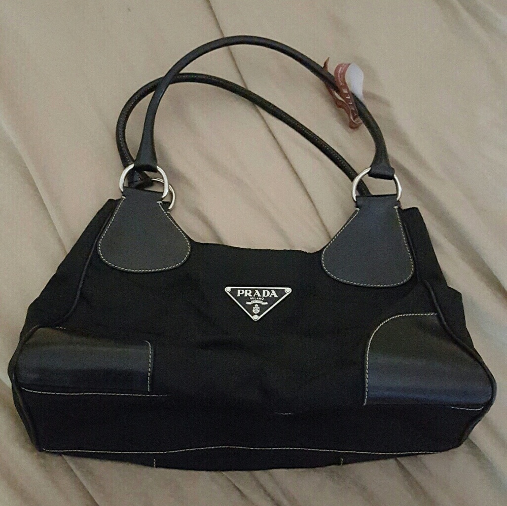 Prada black moon bag
