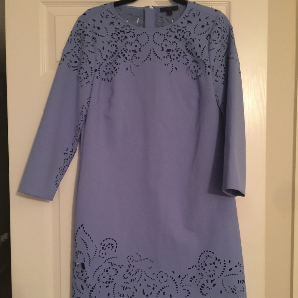 Jcrew laser cut floral shift