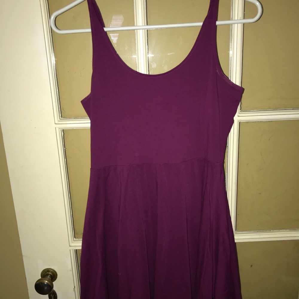 Purple summer dress