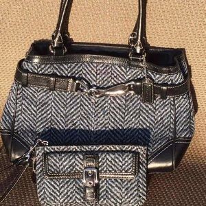 Coach Hamptons Satchel and Wristlet