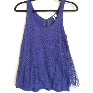 Lauren Conrad Flowy Lace Tank