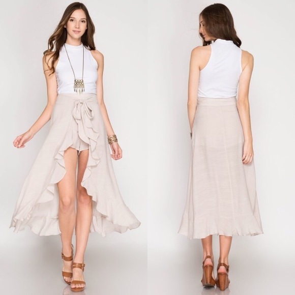 🌼NWT Very Chic Maxi Skirt/Short One Piece! - Picture 2 of 2