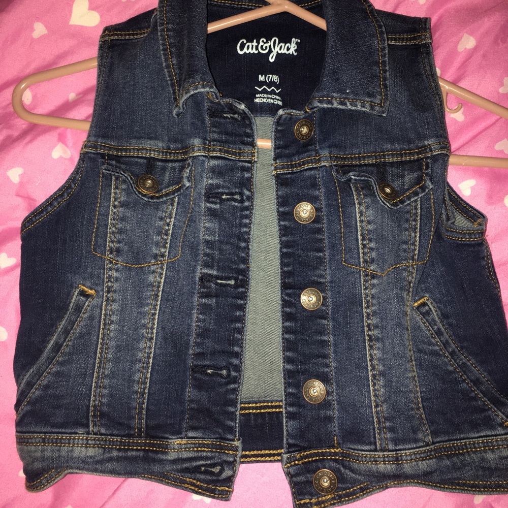 Cat & Jack Denim Vest