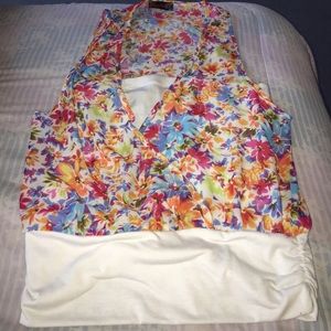 Floral Chiffon Tank