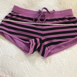 PINK striped shorts