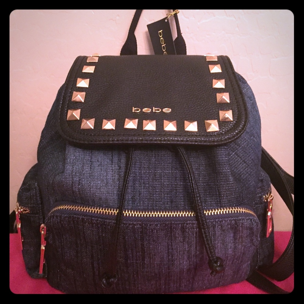 🎉HP🎉 🎒Bebe Denim Backpack🎒