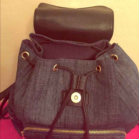 🎉HP🎉 🎒Bebe Denim Backpack🎒 - Picture 3 of 8