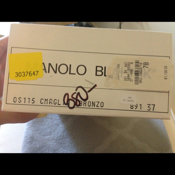 Manolo Blahnik metal braided heels - Picture 5 of 5