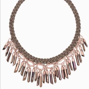 Stella & Dot Bora Fringe Statement Necklace
