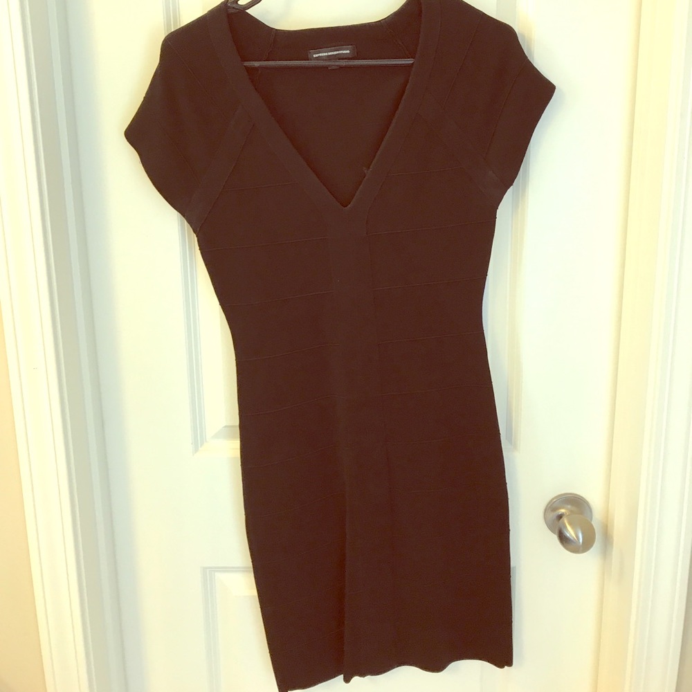 Black banded Express dress
