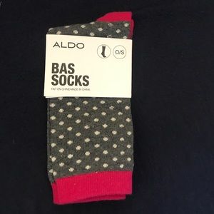 Polka Dot Grey Casual Socks
