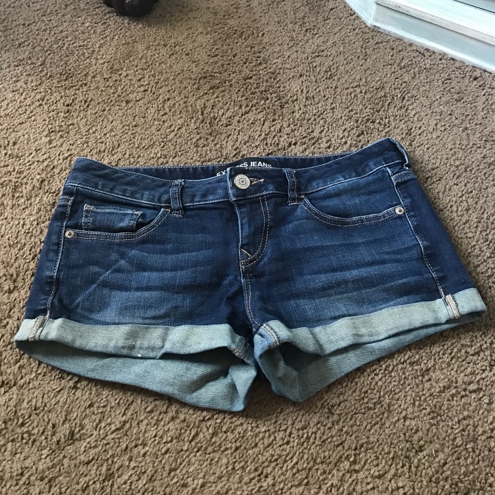 Relax Fit Jean Shorts