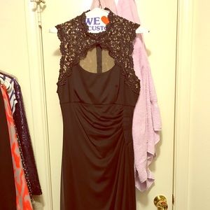 Black Mid Length Party Dress