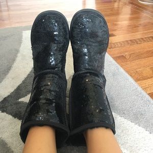 Sequin UGG boots