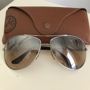 Ray-Ban mirrored aviators