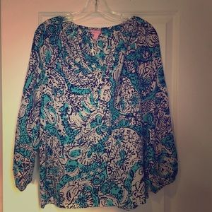 Lilly Pulitzer silk top
