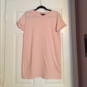 Forever 21 baby pink t shirt dress