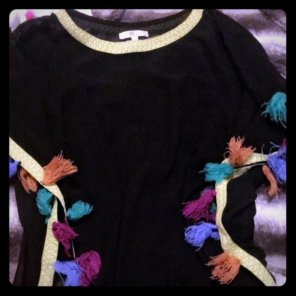 Tassel top/ cover up
