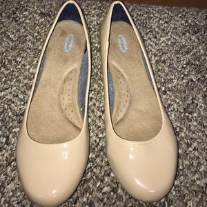 Dr.Scholls Shiny Nude Flats