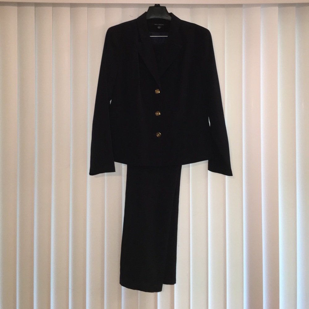 Navy Blue Suit Set