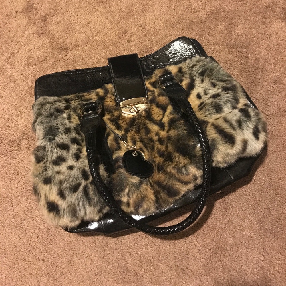 Soft leopard Purse