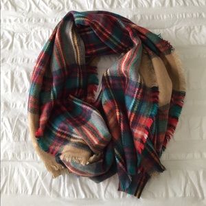 Tan Blanket Scarf
