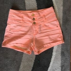 Bright colored shorts