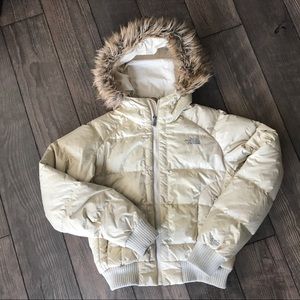 The North Face  feather puff jacket