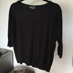 Vince Elbow Length Sleeve Shirt Deep Hunter Green