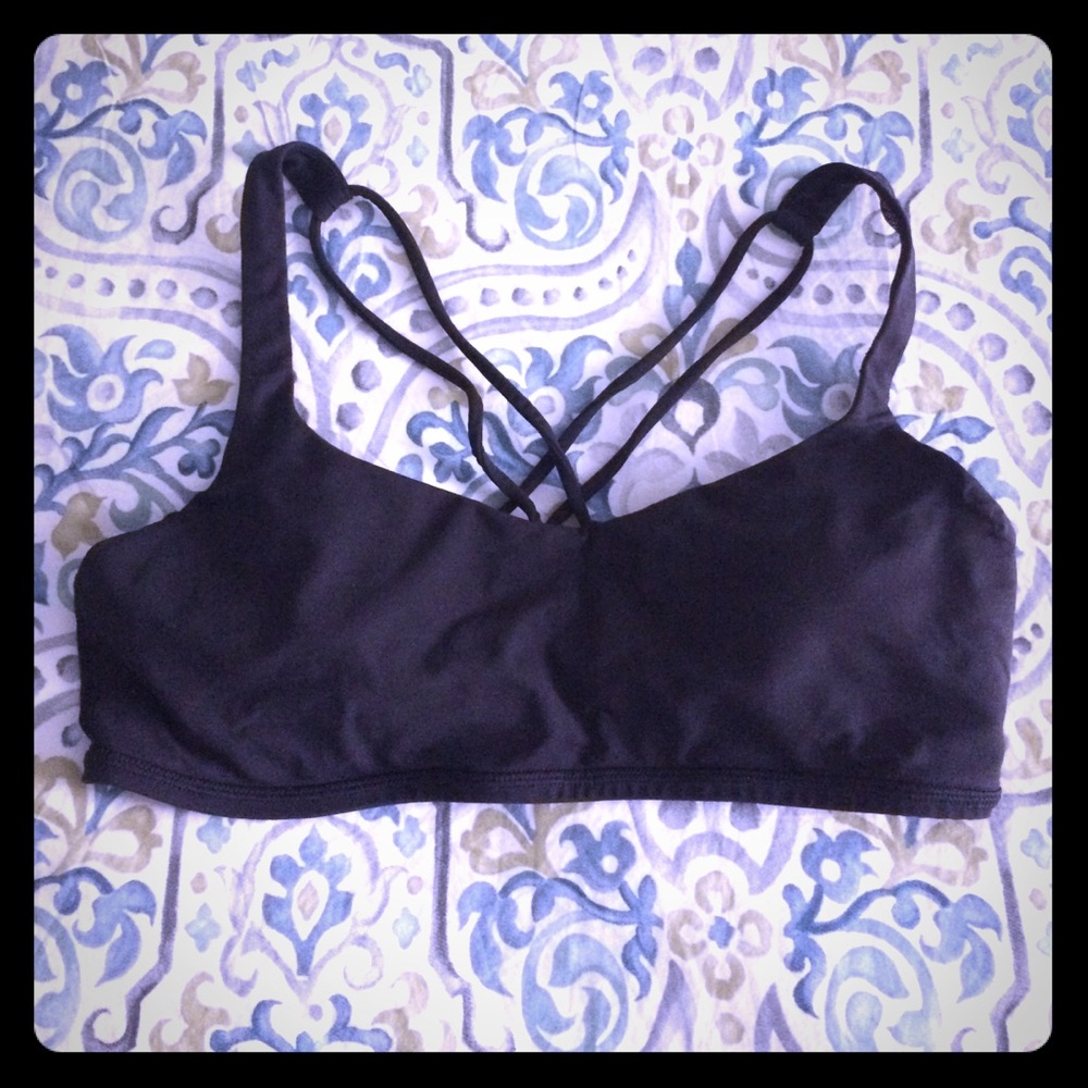 Lululemon Free To Be Black Bra - 8