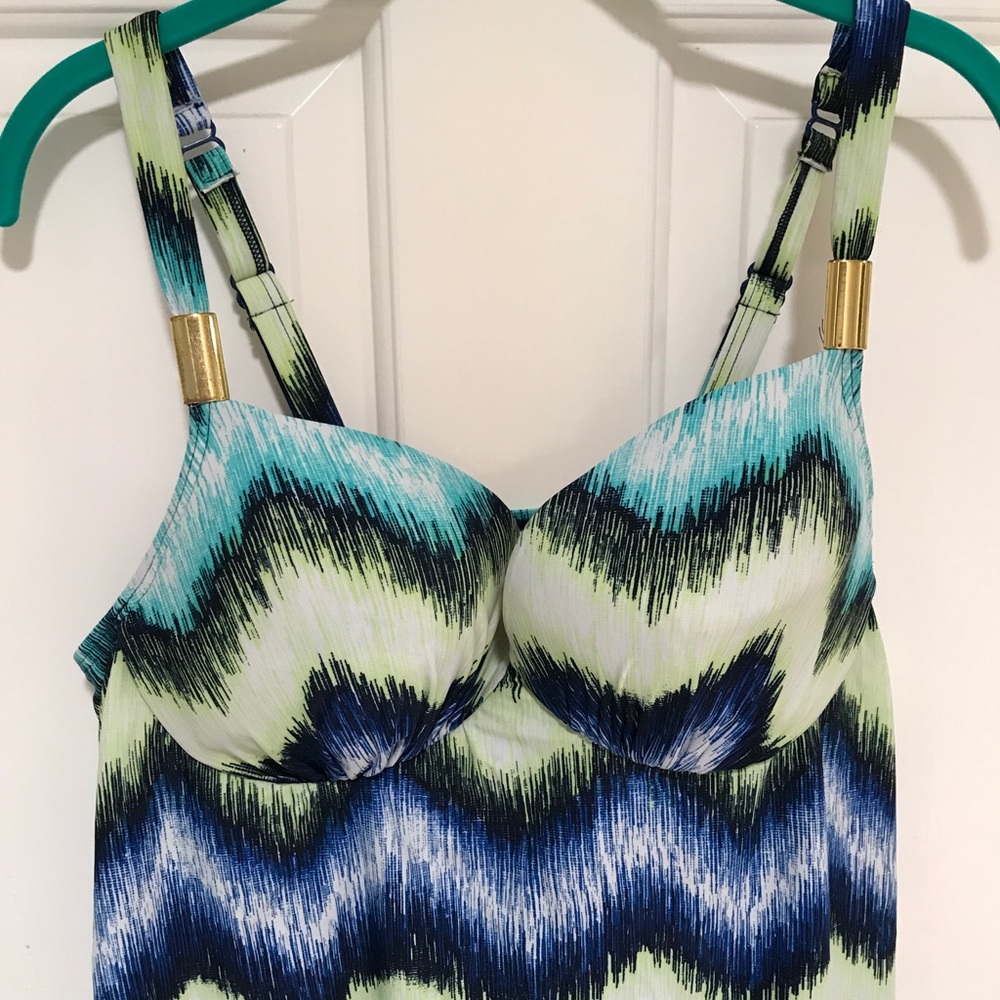 Lane Bryant bra sized swimsuit top