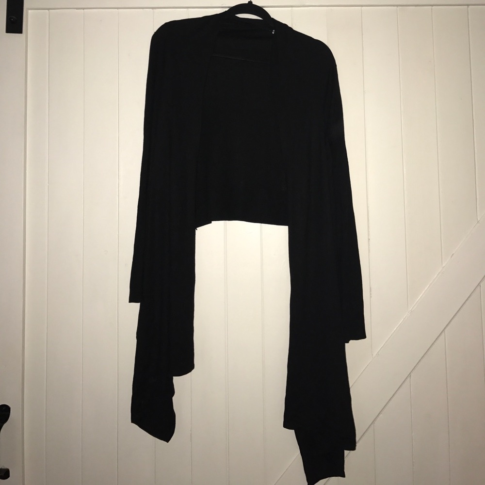 BCBG wrap sweater. Wear it multiple ways!