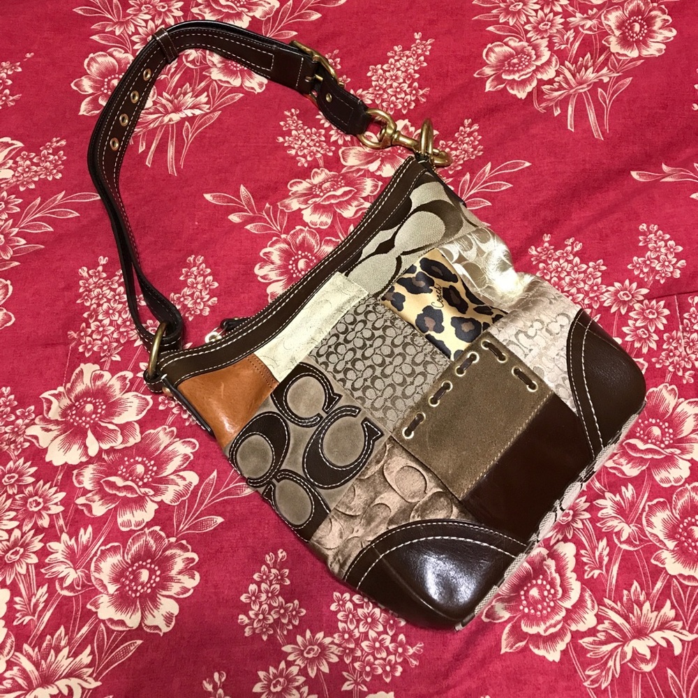 Coach patchwork cross-body handbag F0893