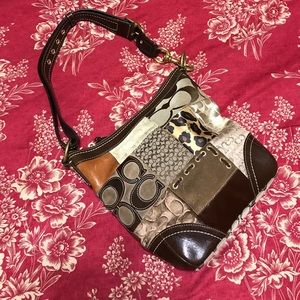 Coach patchwork cross-body handbag F0893