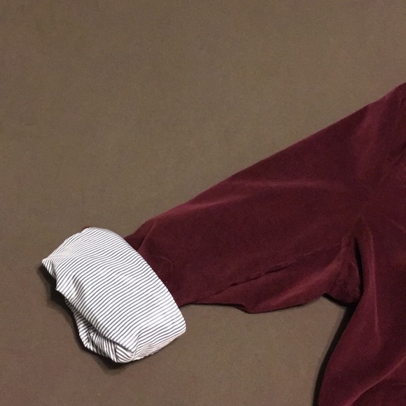 NWT Maroon Corduroy Blazer - Picture 4 of 7