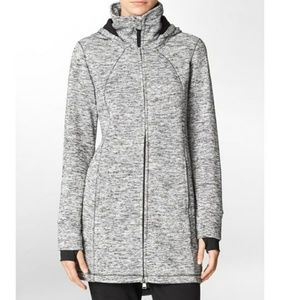 White Label Performance Detachable Hood Heathered