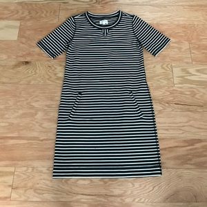Black and white striped Lou and Grey dress