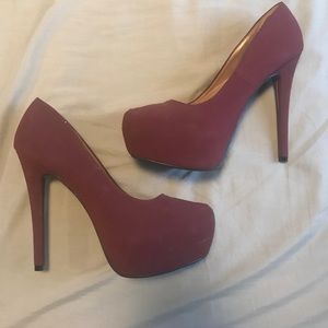 Burgundy Heels