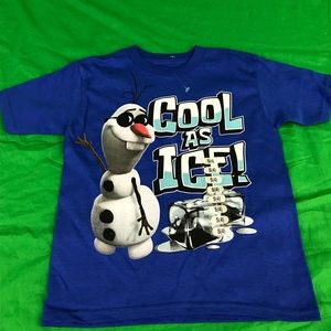 Disney Frozen Olaf Cool As Ice Boys short sleeve T