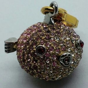 Rare Juicy Couture pave blowfish charm