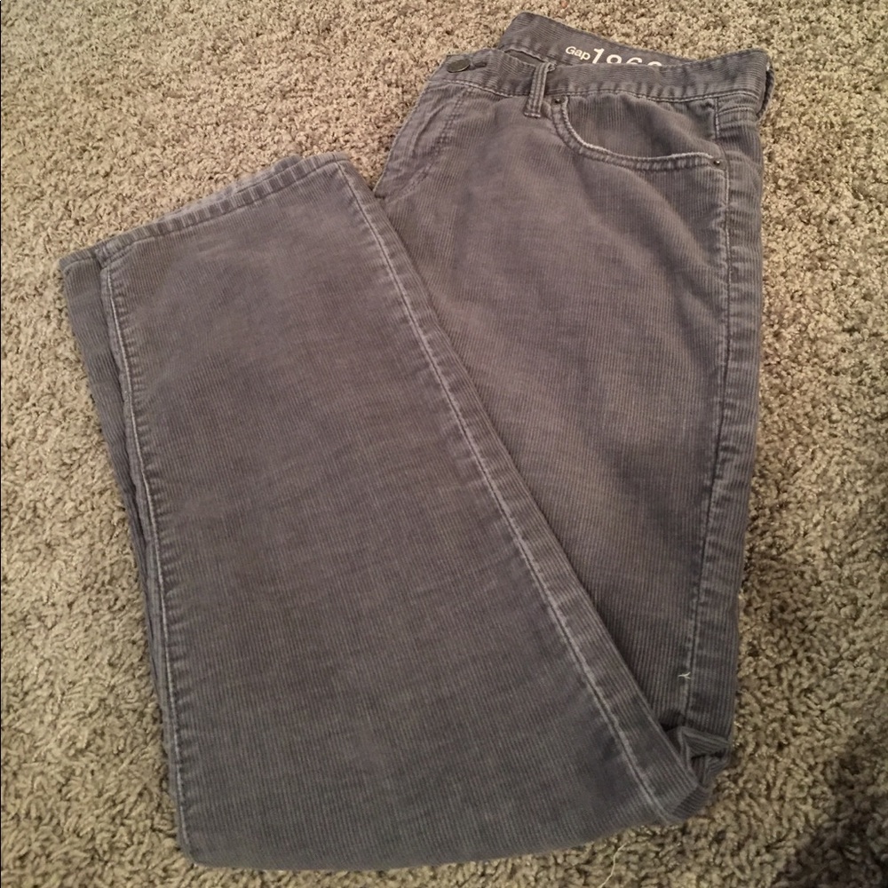 Gap Grey Corduroys