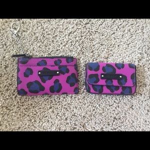 Vera Bradley Coin Purse Wallet & Card Case Bundle